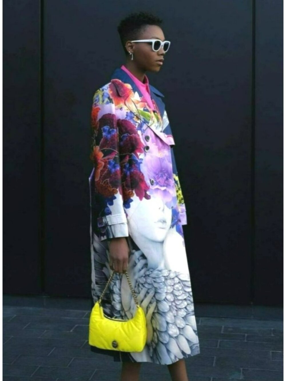 Jason Wu $4995 Rainbow Silk Trench Coat Maximalist Art to Wear Spring Unique - Picture 2 of 16